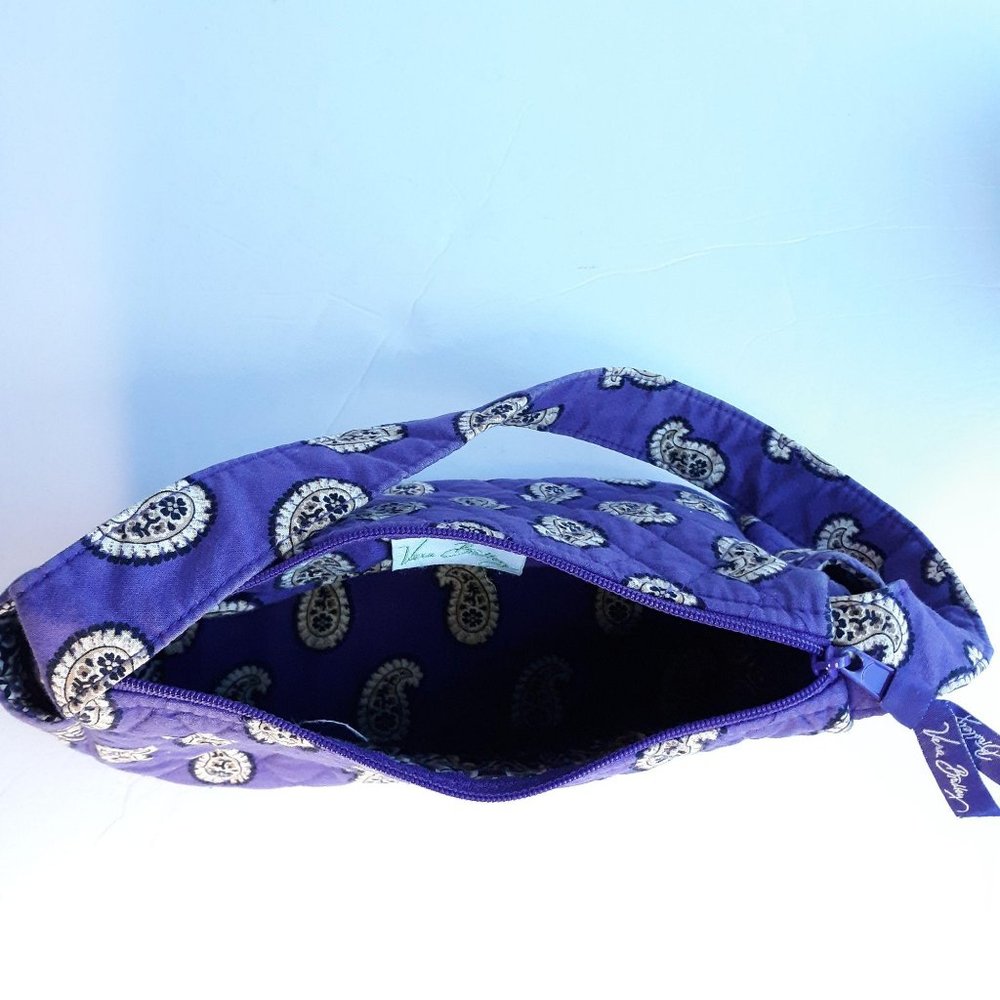 Vera Bradley Purse Simply Violet Paisley Bag - Picture 9 of 13